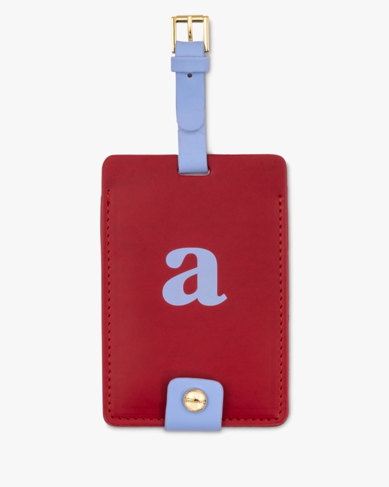 Just Mine Initial Collection Luggage Tag A