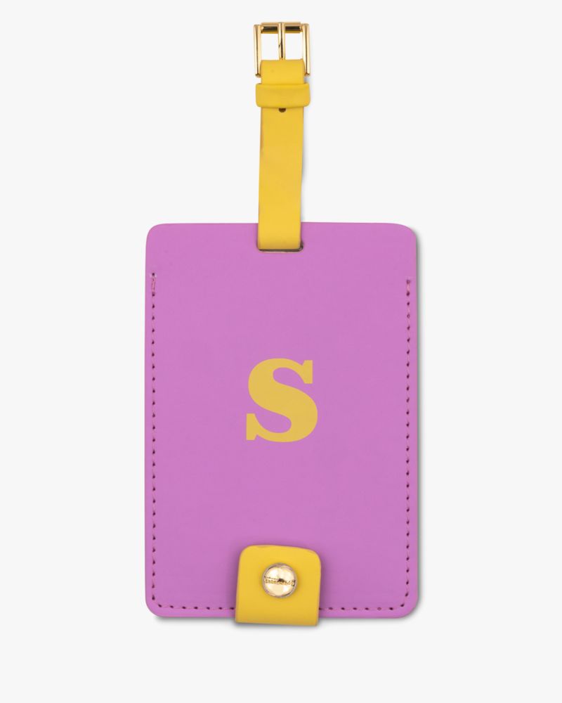 Just Mine Initial Collection Luggage Tag B Kate Spade New York