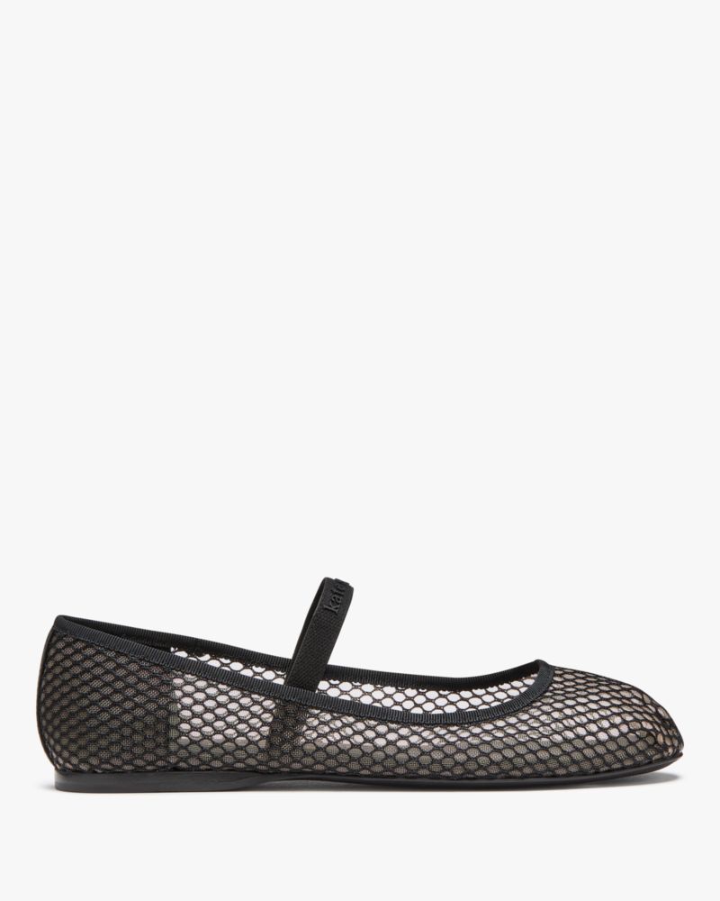 Riley Mesh Mary Jane Ballet Flats