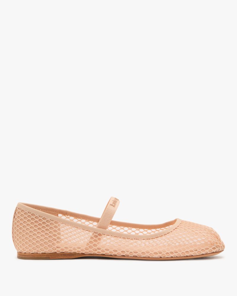 Riley Mesh Mary Jane Ballet Flats