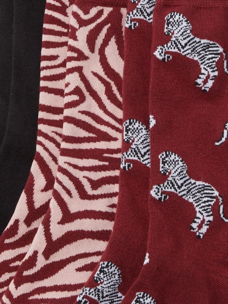 Kate Spade Animal Print Athletic Socks for Women