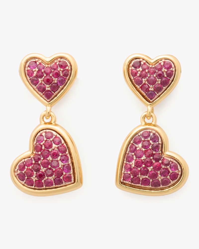 With All My Heart Pavé Studs | Kate Spade New York