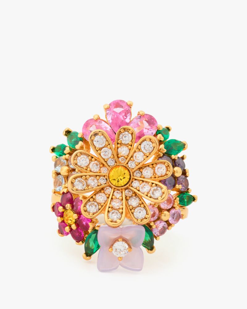 Bursting Blooms Cocktail Ring