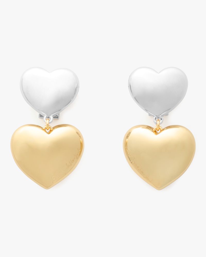 Heart You Double Drop Earrings