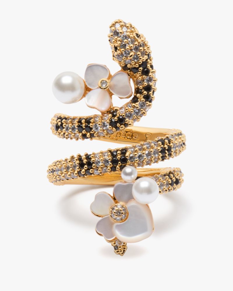 Shining Snake Statement Wrap Ring