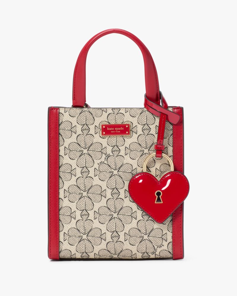 Spade Flower Coated Canvas Manhattan Mini Tote