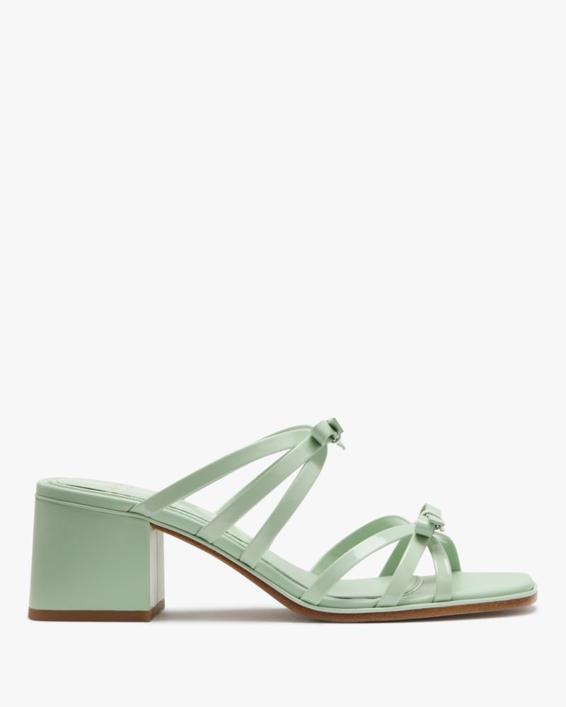 Kate Spade New York Carolina Block Heel Sandal In Pistachio Ice