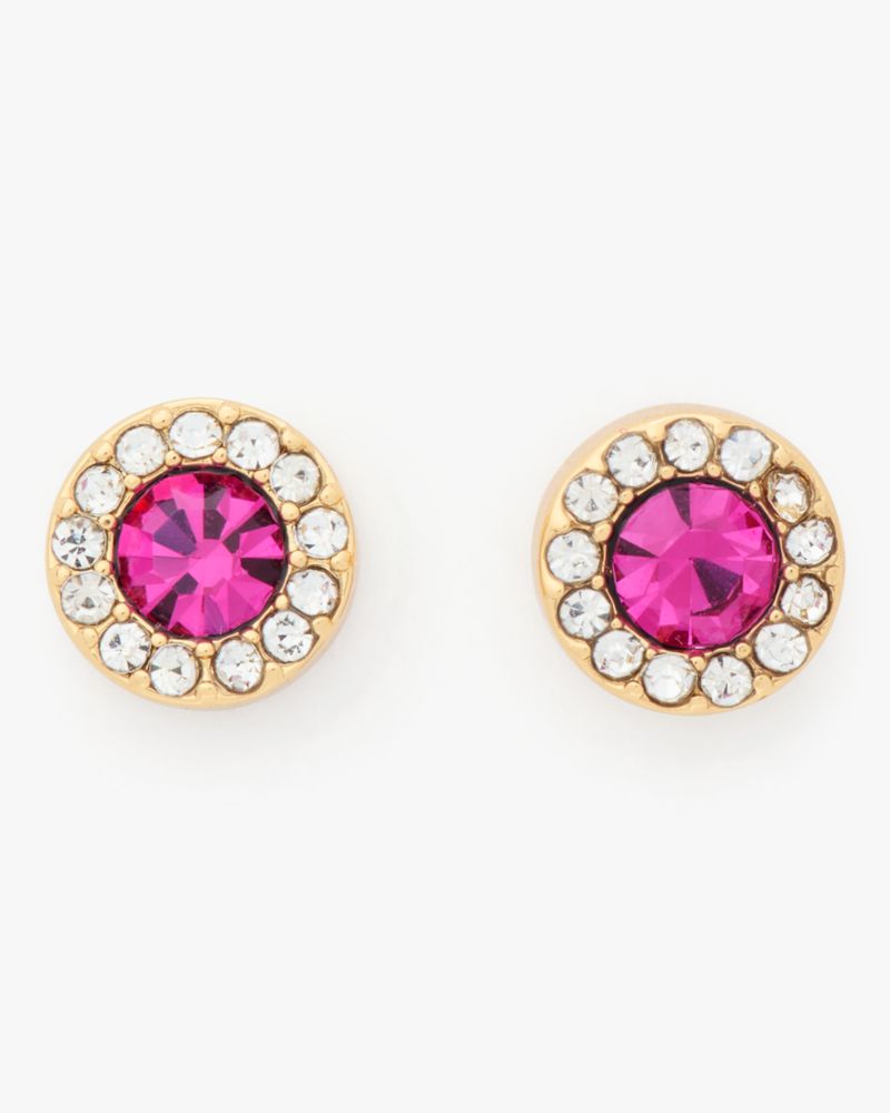 You're A Gem Pave Halo Studs | Kate Spade Outlet