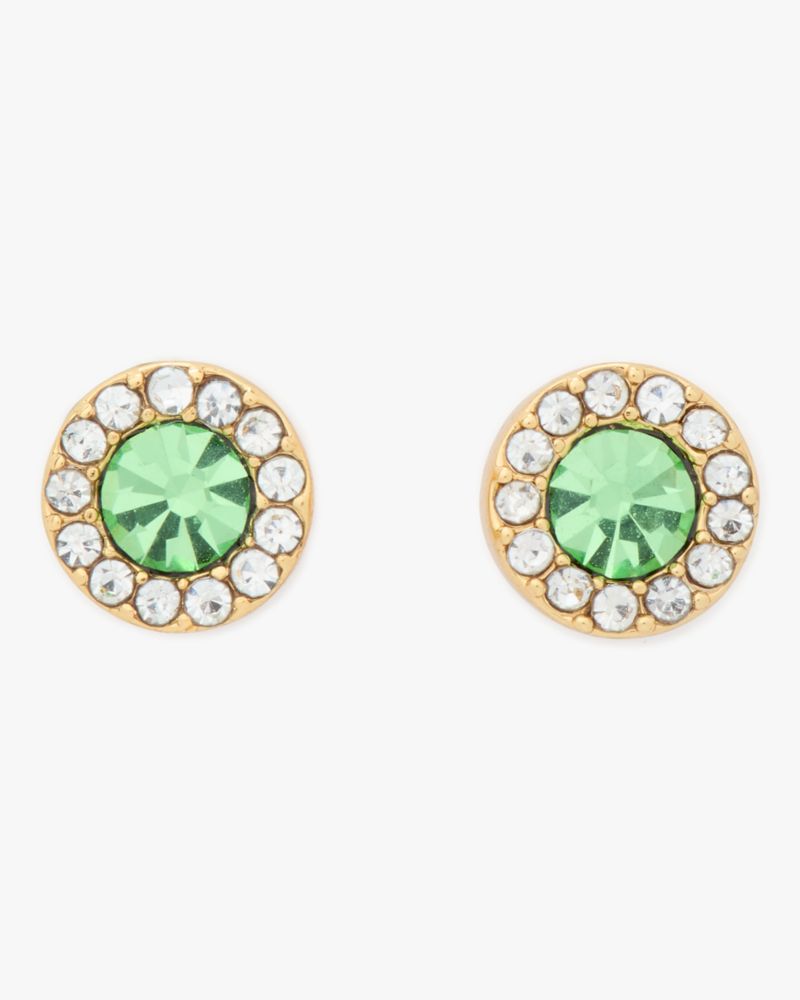 You're A Gem Pave Halo Studs | Kate Spade Outlet