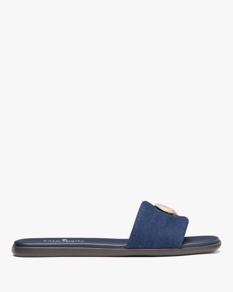Kate Spade Kendall Pantoletten Aus Denim