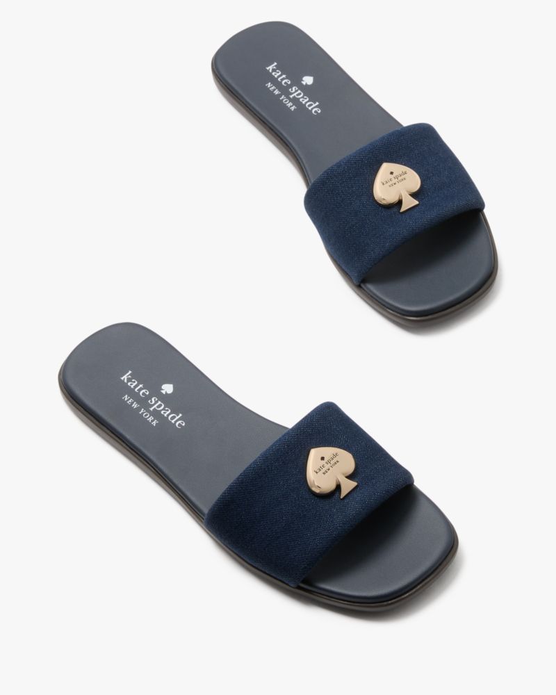 【Kate Spade】SALE★ パイパー スライド Piper Denim Slide | Kate Spade Outlet