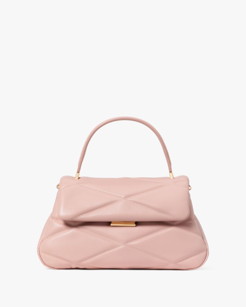 Grace Quilted Top Handle Bag