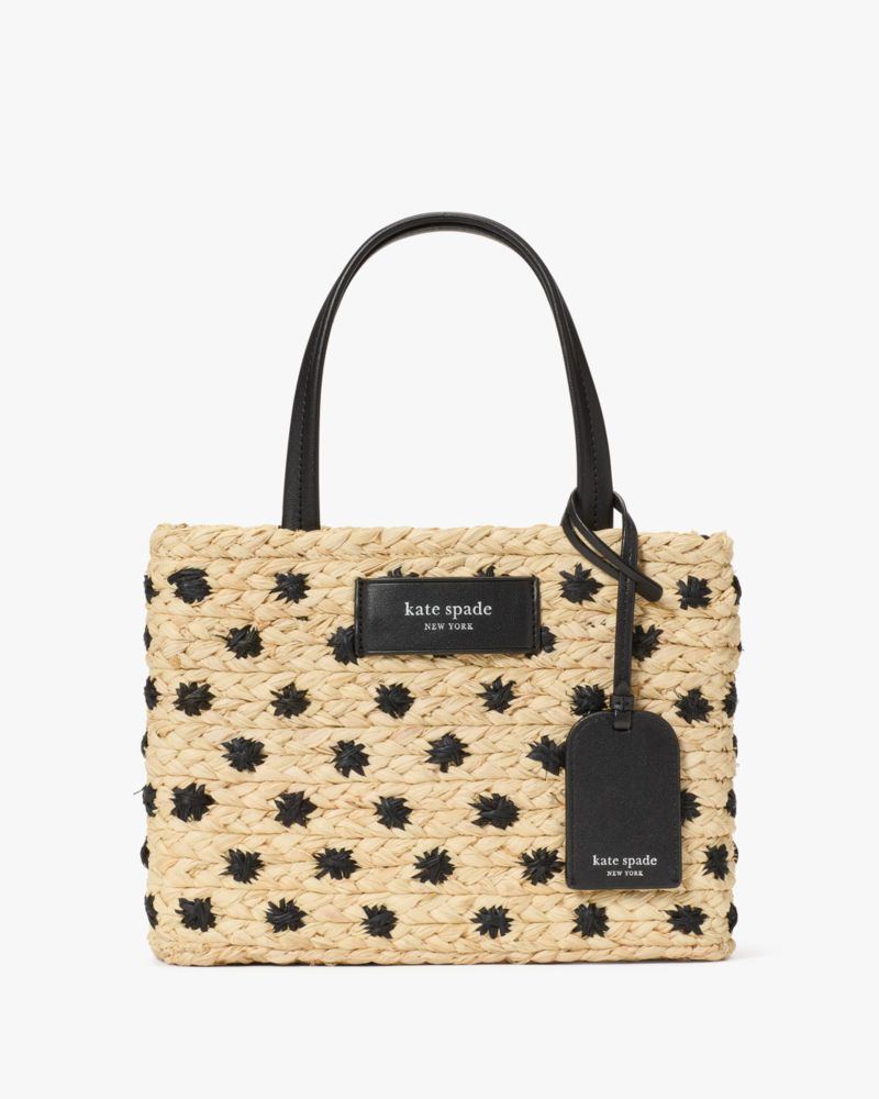 On Purpose Straw Small Tote Bag