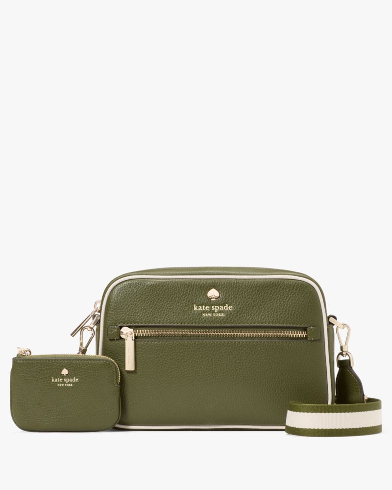 Kate Spade Emma Umhängetasche Aus Genarbtem Leder In Blockfarben, Groß