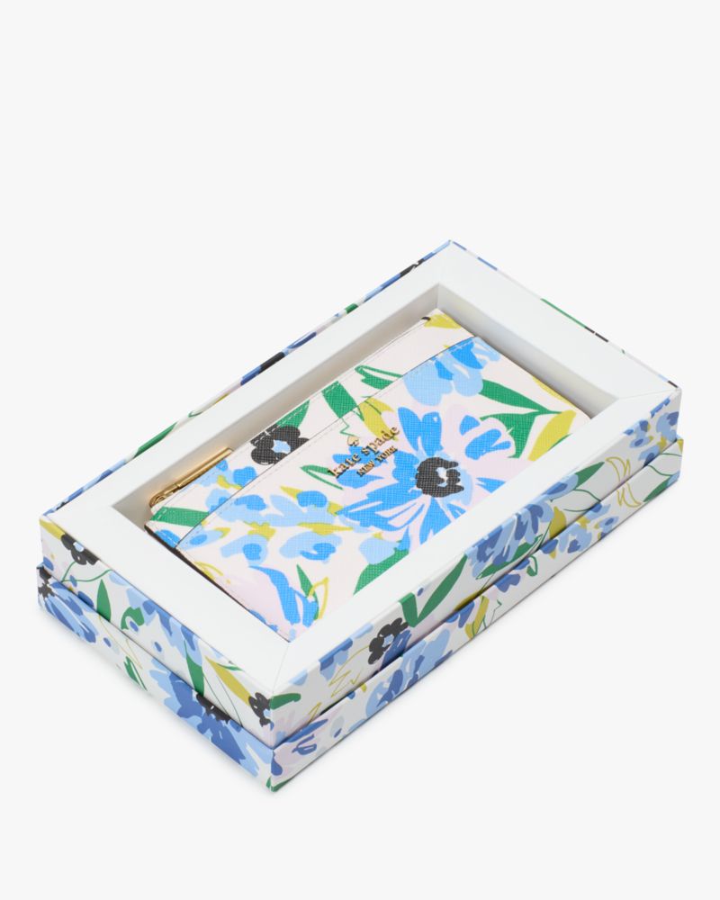 純正箱付☆ケイトスペード KK944 カードケース Slim Card Holder Boxed Madison Floral Large Slim Card Holder | Kate Spade Outlet