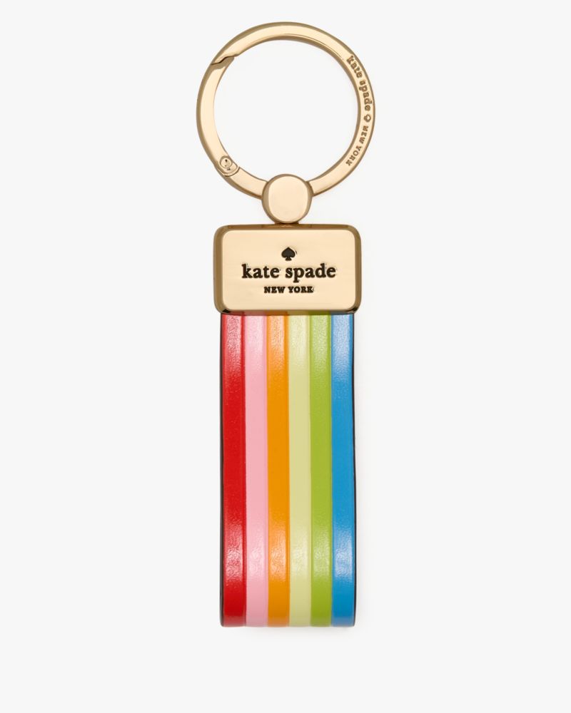 【国内発送】Kate Spadeレインボー キーチェーン Rainbow Bag Charm | Kate Spade Outlet