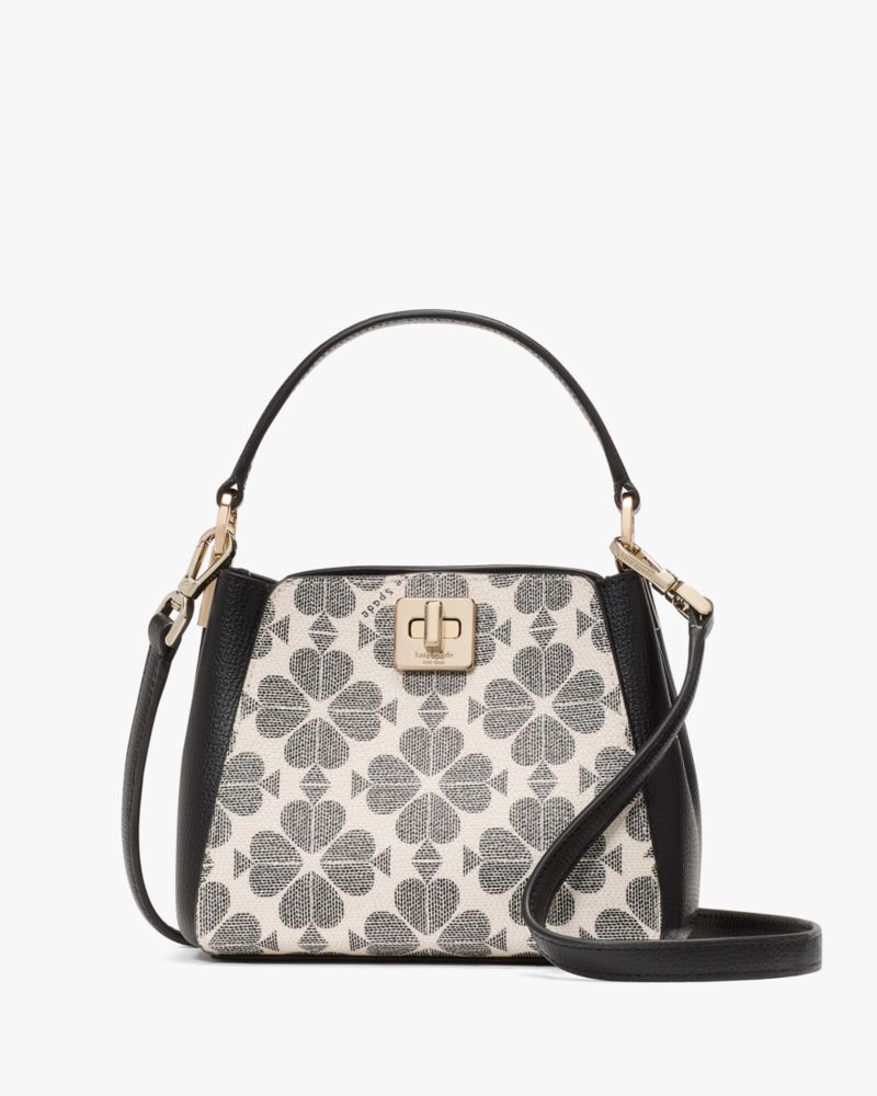 Spade Flower Pvc Mini Top Handle Crossbody