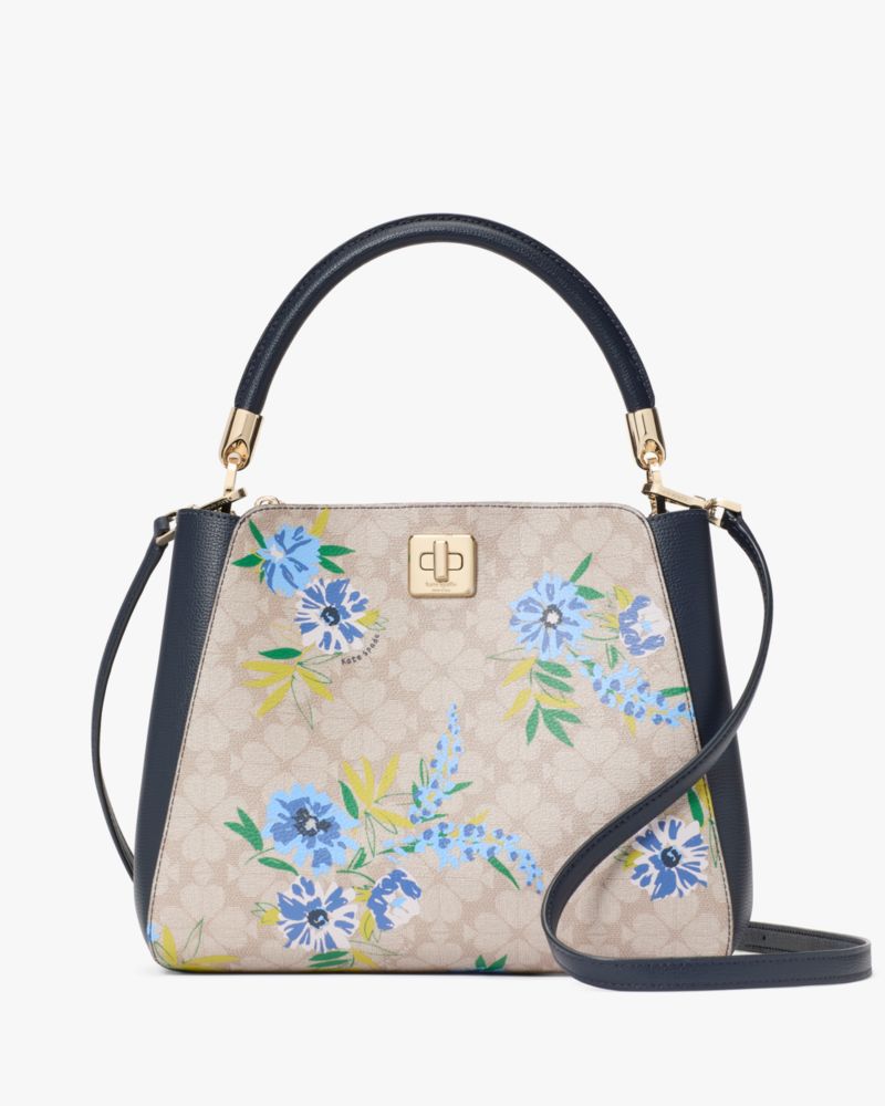 Spade Flower Floral Medium Top Handle Satchel