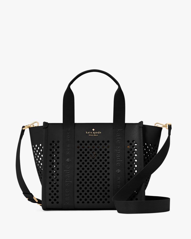 Kip Perforated Leather Small Tote