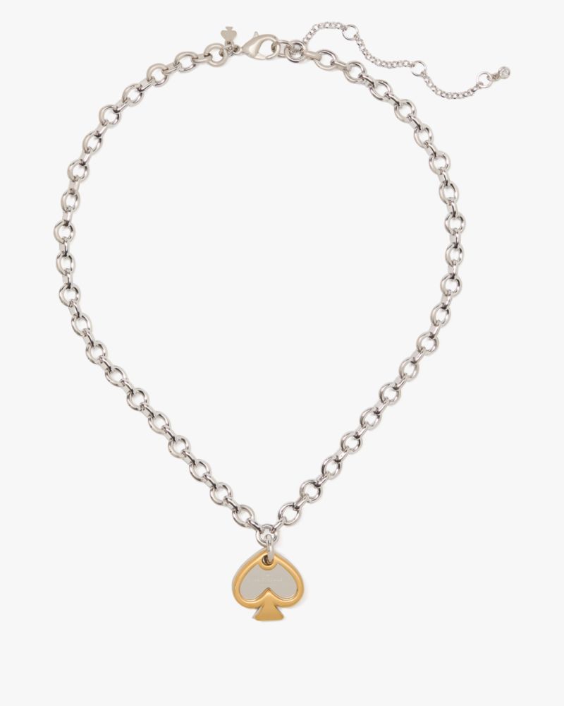 Kate Spade Statement Halskette Mit Pik-Anhänger