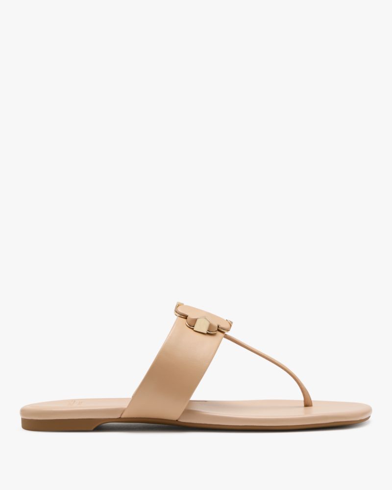 Spade Flower Thong Sandals