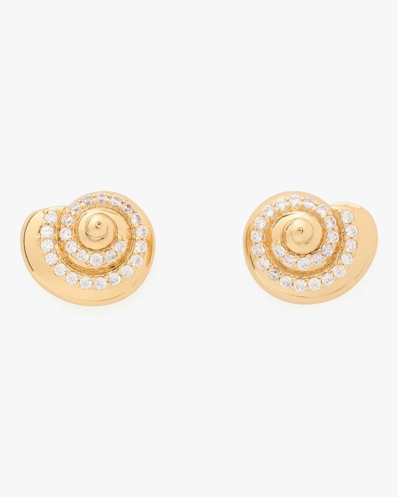 Out Of Office Seashell Studs
