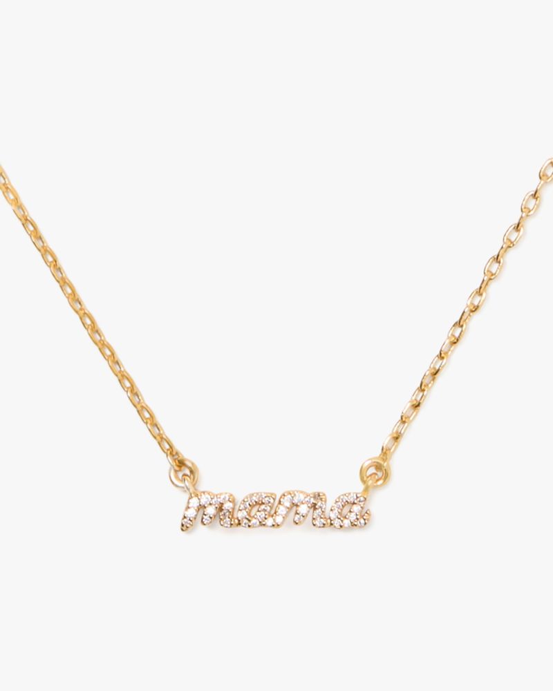 Mama Said Pave Pendant