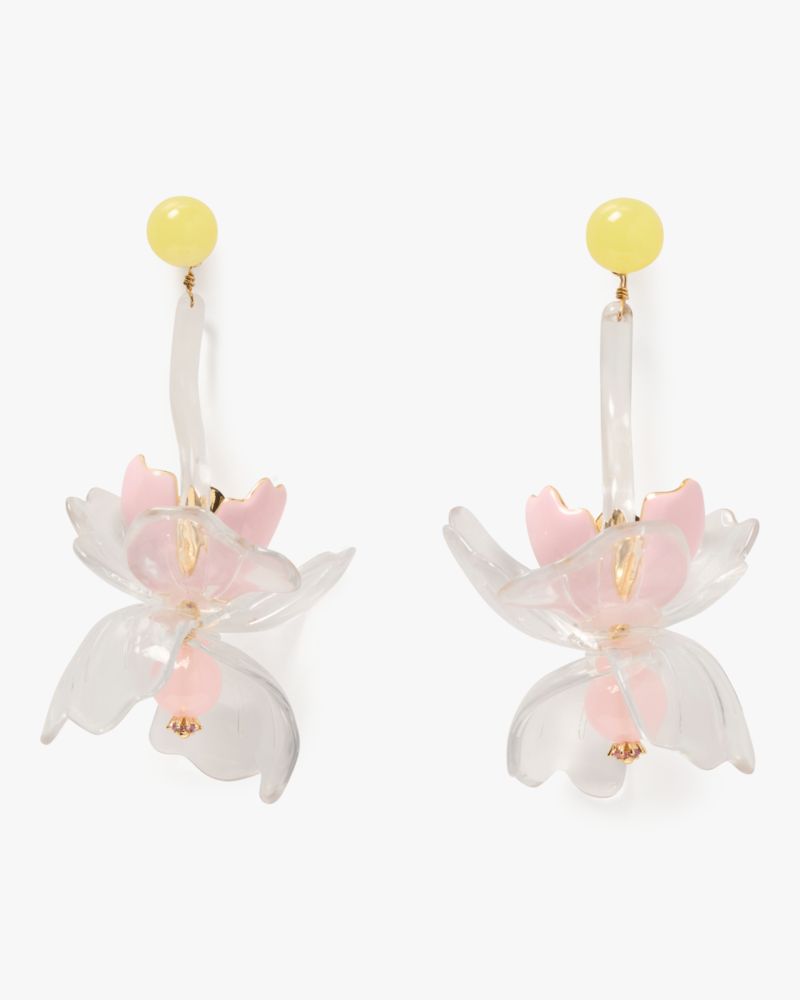 Kate Spade New York Bright Orchid Drop Earrings In Pink
