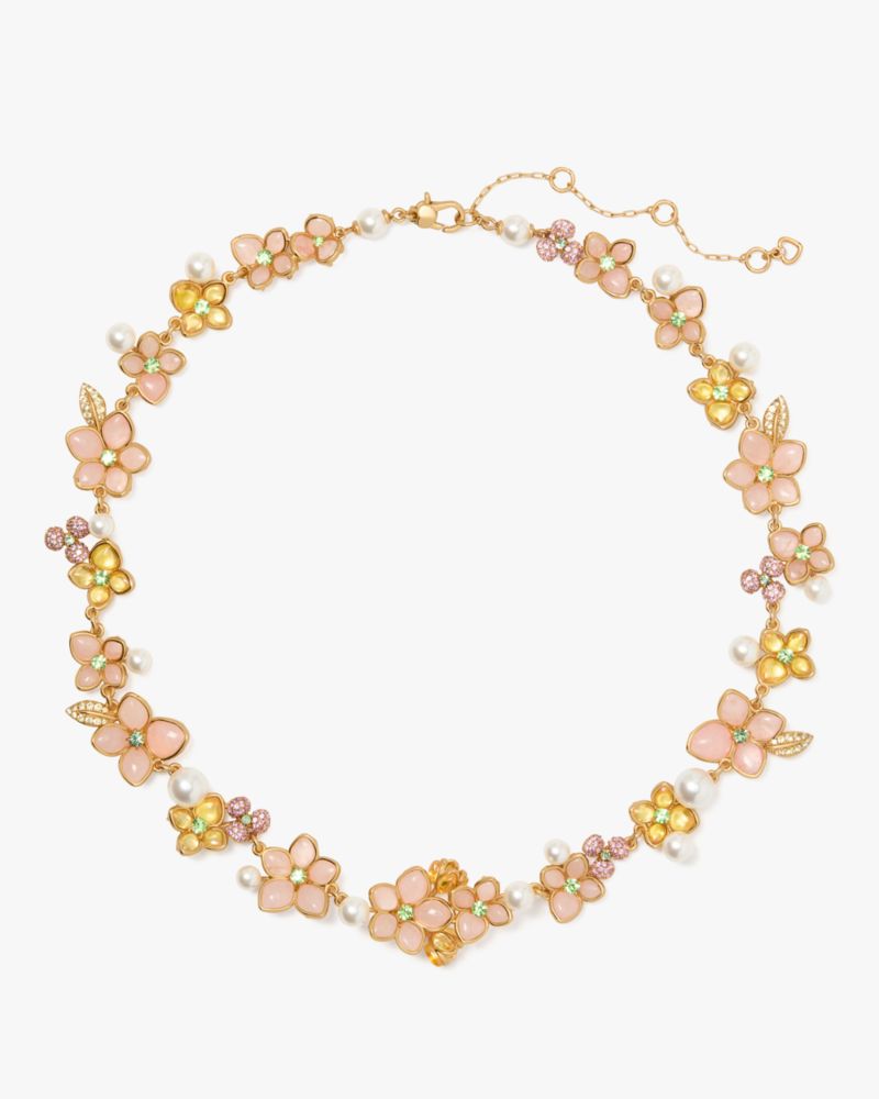 Pastel Petals Statement Necklace