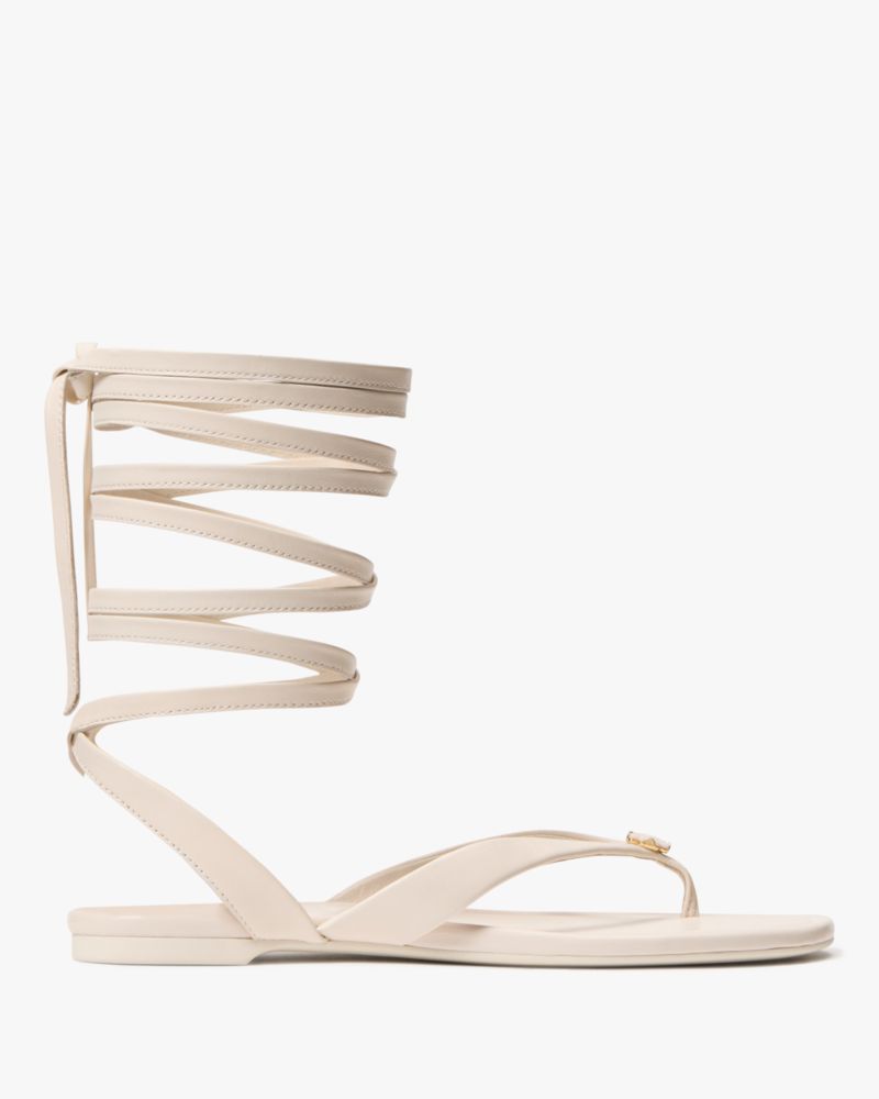 KATE SPADE FLOWER GLADIATOR SANDALS 