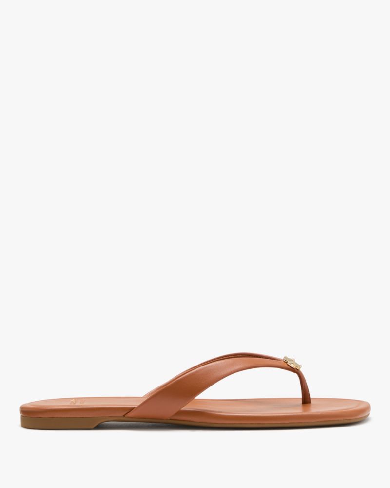 Spade Flower Flip Flops