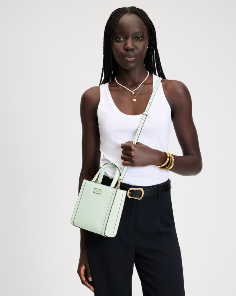 Kate Spade Manhattan Mini Tote In Pistachio Ice