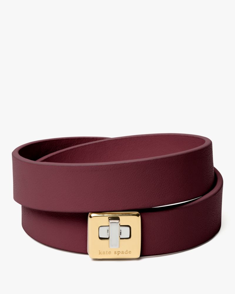 Phoebe Leather Double Wrap Bracelet