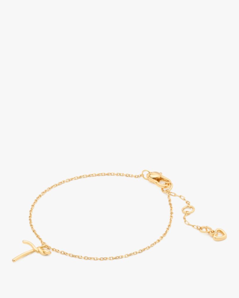 Kate Spade One In A Million T Bracelet In Gold