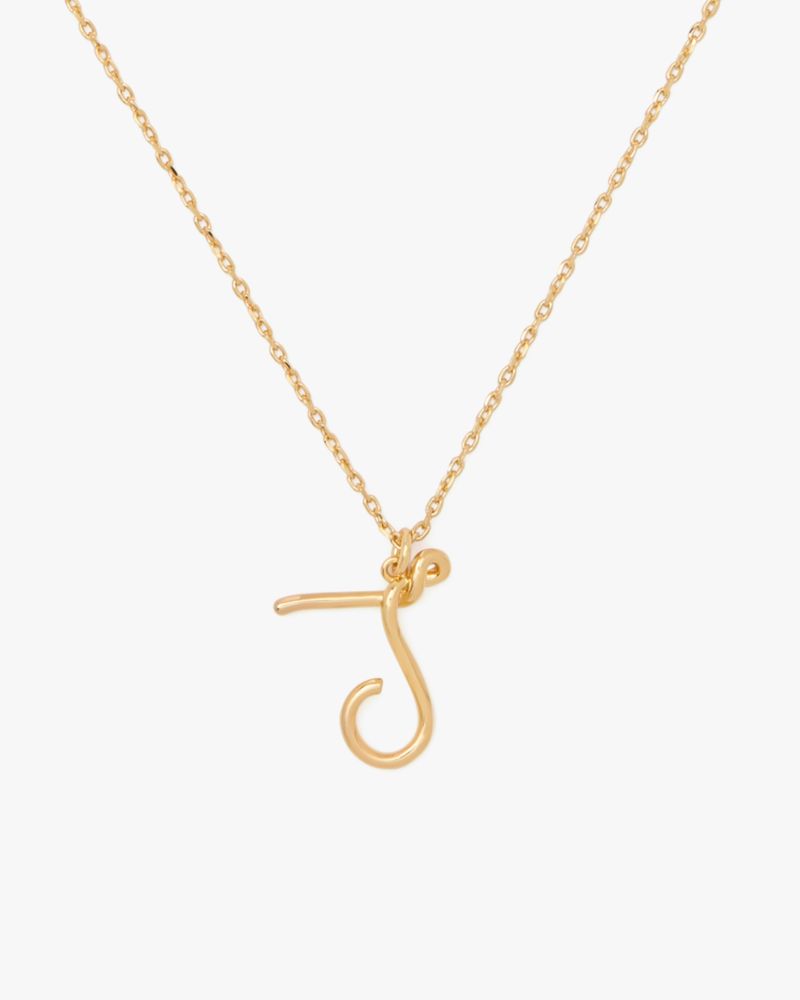 Kate Spade One In A Million J Pendant In Gold