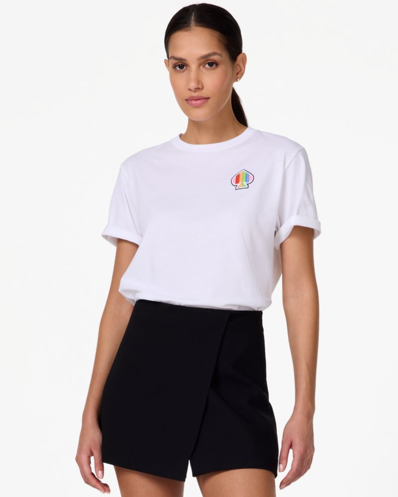 Kate Spade Pride T-Shirt Mit Pik-Logo