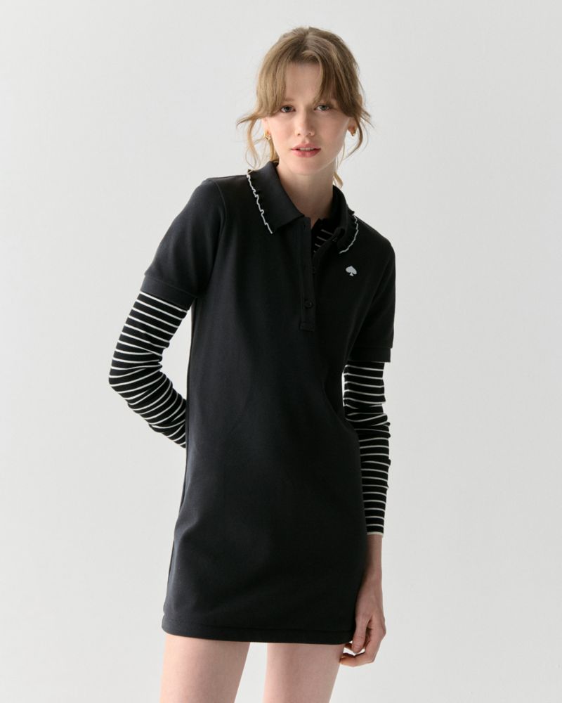 Kate Spade Ruffle Logo Polokleid