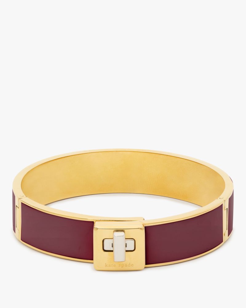 Phoebe Enamel Turnlock Bangle