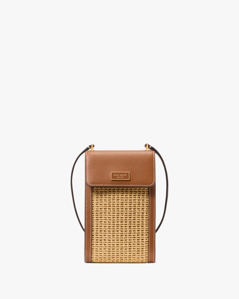 Serena Straw Phone Crossbody Bag