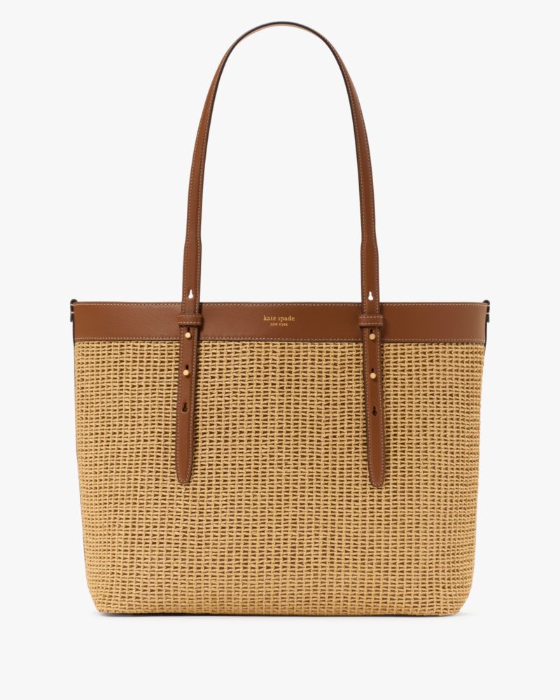 Do It All Straw Large Tote Bag