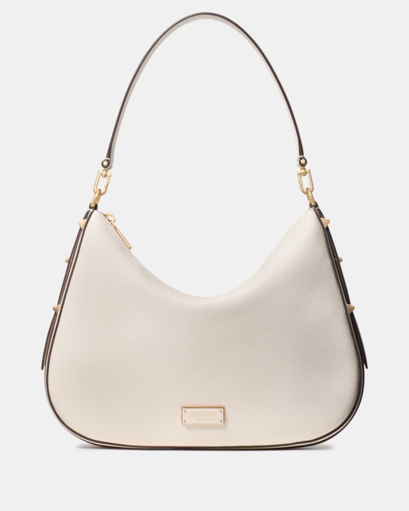 Kate Spade New York Large Liv Pebble Leather Hobo Bag In Brown