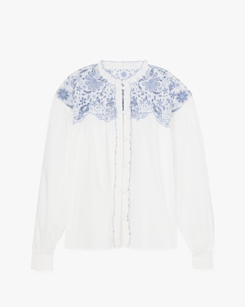 Floral Embroidered Blouse