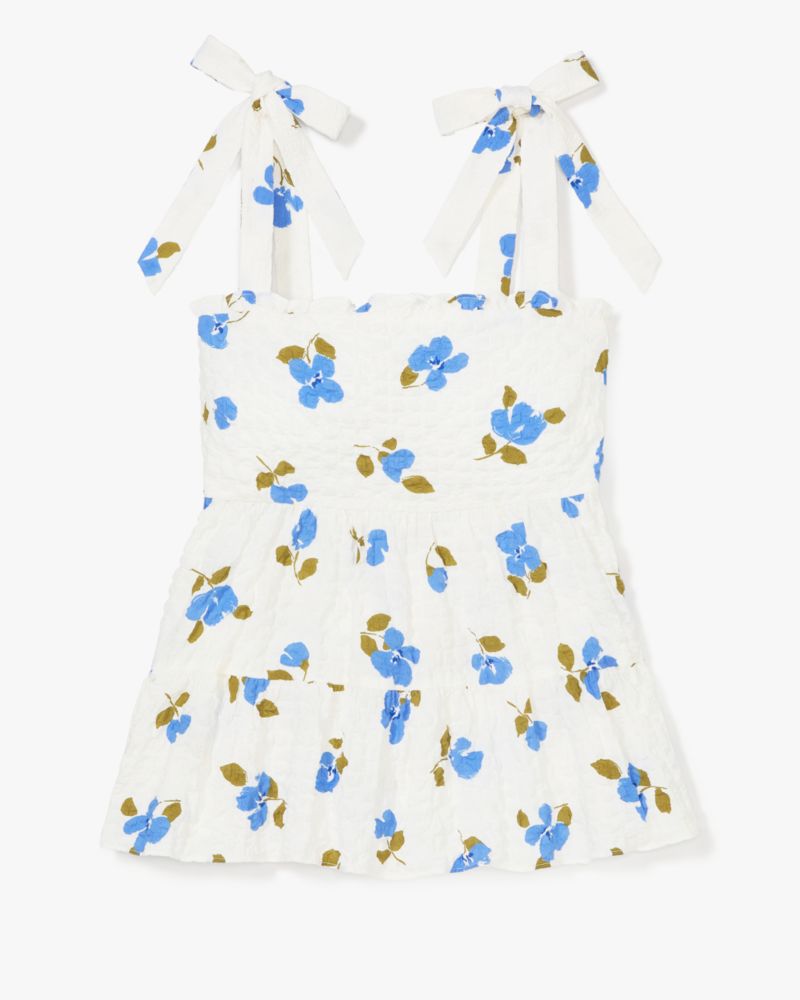 Kate Spade Painterly Bouquet Tiered Top