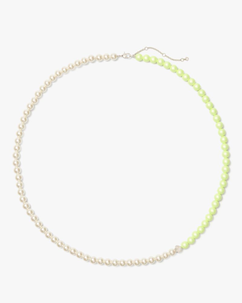 Kate Spade Pearlie Necklace In Multi