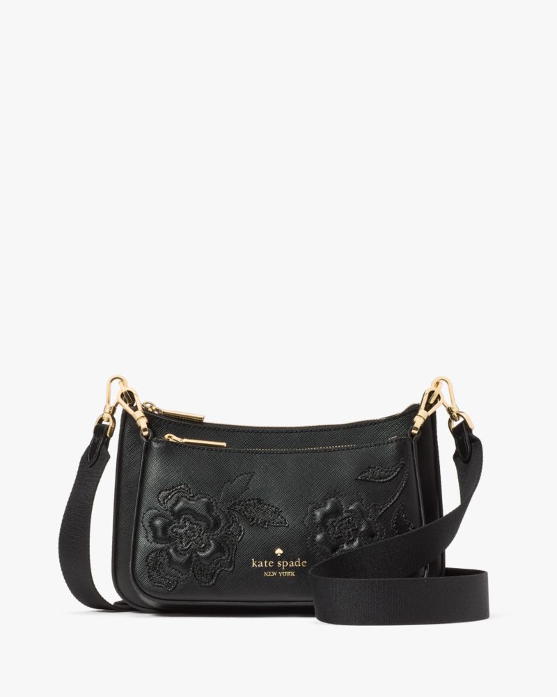 Kate Spade Duet Kleine Umhängetasche Mit Blumenapplikation