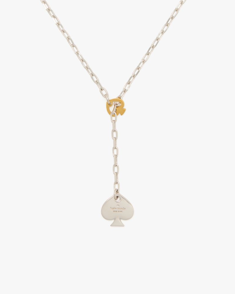 Kate Spade Statement Spade Lasso-Halskette