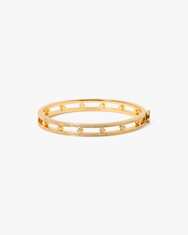 Kate Spade Cut To The Chase Pavé-Armreif Mit Pik-Scharnier