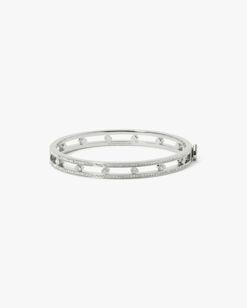 Kate Spade Cut To The Chase Pavé-Armreif Mit Pik-Scharnier