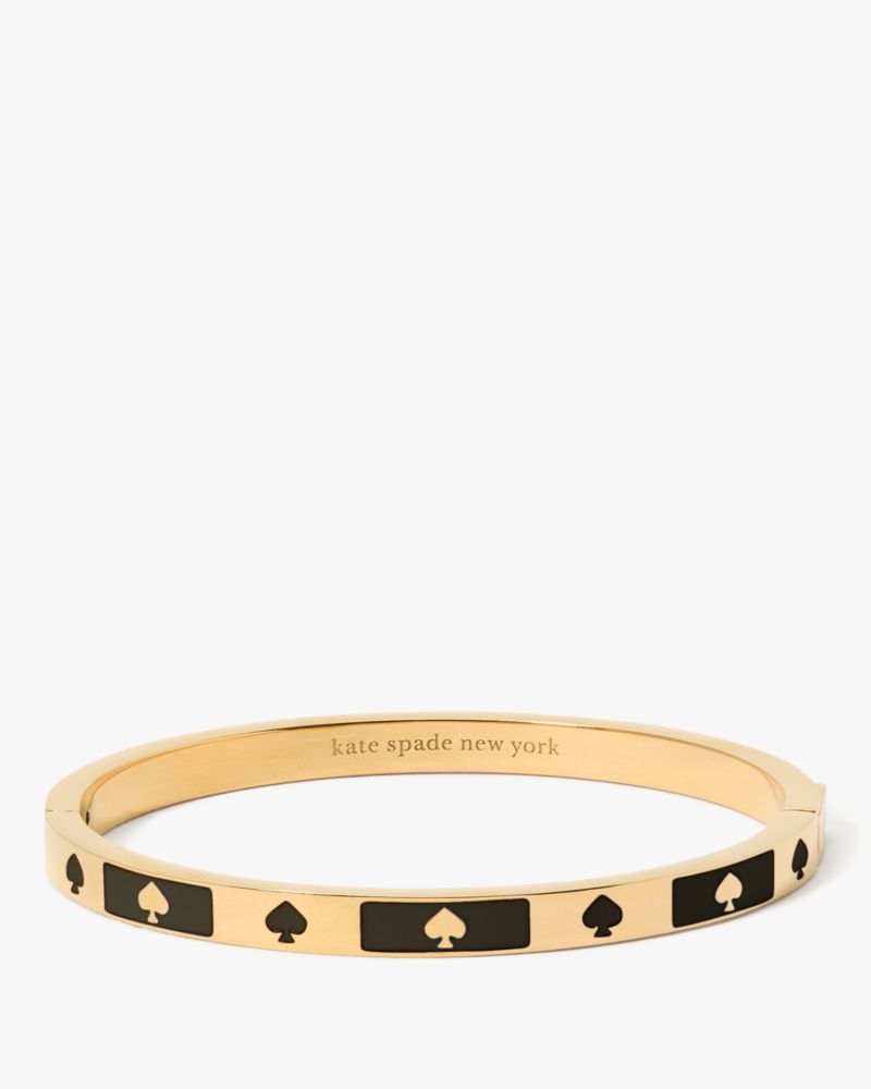Kate Spade Spot The Spade Armreif Mit Scharnierverschluss Aus Emaille