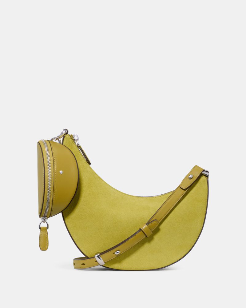 Duo Suede Crossbody Bag